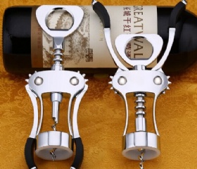 High grade zinc alloy multifunctional stainless steel wine bottle opener